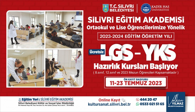 SİLİVRİ EĞİTİM AKADEMİSİ LGS YKS KURSU BAŞLIYOR silivri bel tr