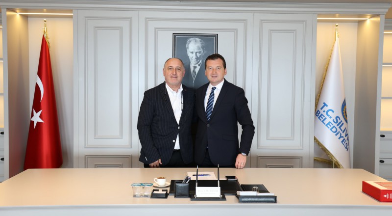 Silivri Belediye Başkanı Bora Balcıoğlu, İBB Muhtarlıklar Daire Başkanı Yavuz Saltık'ı Ağırladı