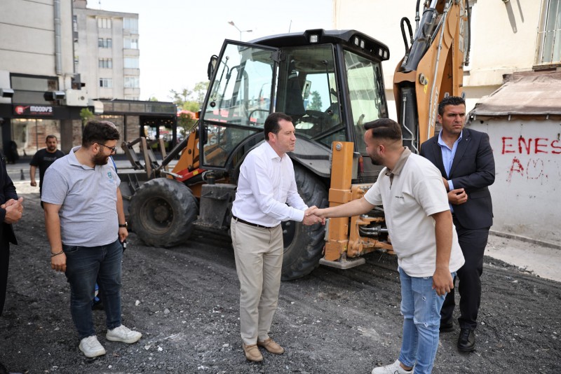 Başkan Balcıoğlu, Kentsel Dönüşüm Alanlarında İncelemelerde Bulundu